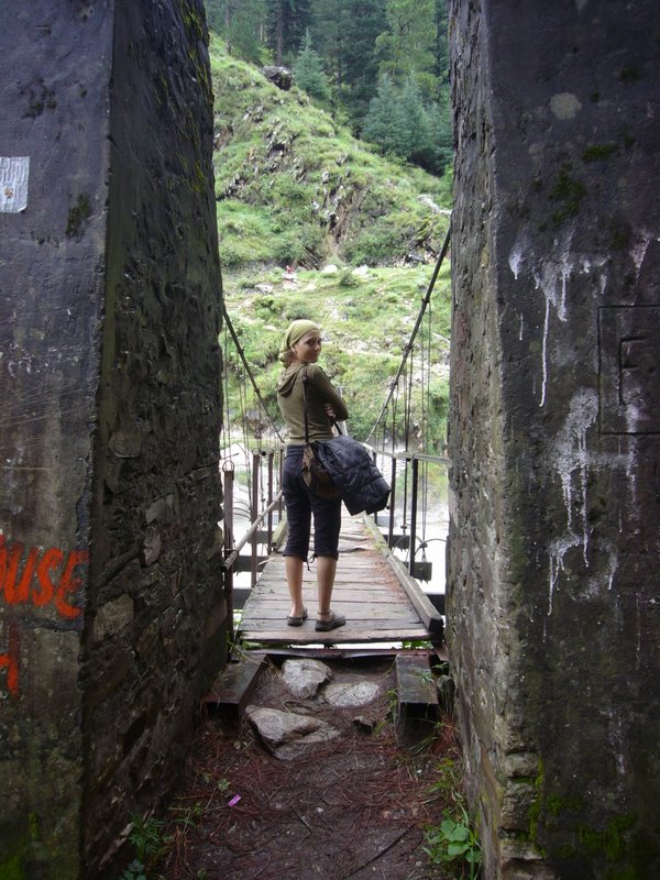 The bridge across to the north side.